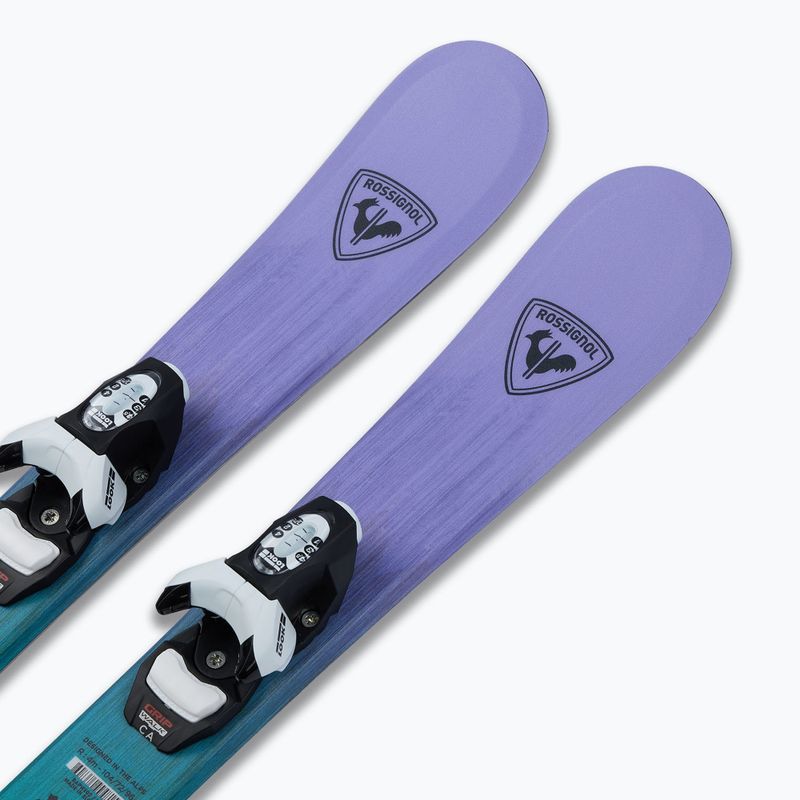 Детски ски за спускане със ски автомати Rossignol Soul Kid Pre-Drilled+Team 4 GW 4