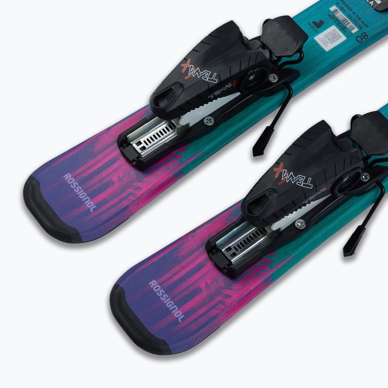 Детски ски за спускане със ски автомати Rossignol Soul Kid Pre-Drilled+Team 4 GW 6