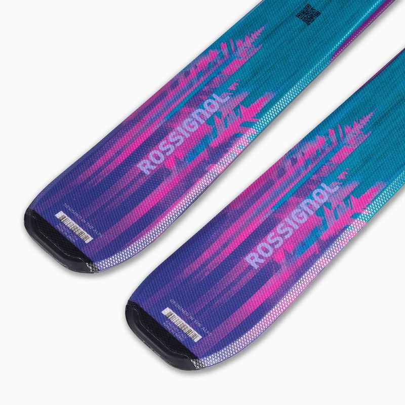 Детски ски за спускане със ски автомати Rossignol Soul Jr 104-140 + Kid 4 GW 7