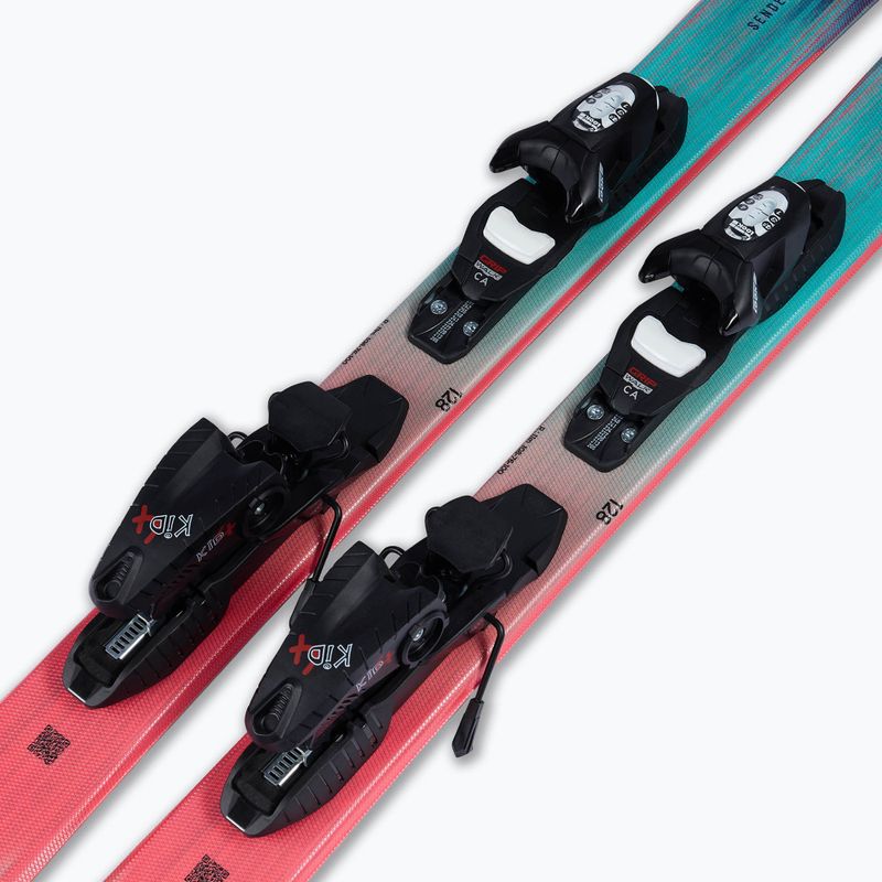 Детски ски за спускане със ски автомати Rossignol Sender Jr 128-140 + Xpress 7 GW 6