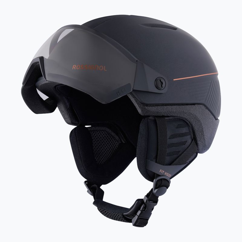 Скиорска каска Rossignol Fit Visor Impacts Photo black 3