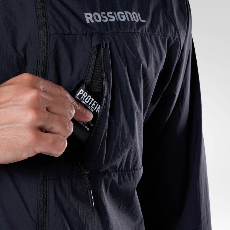 Мъжко яке за бягане Rossignol Sidelhorn PKB black 8