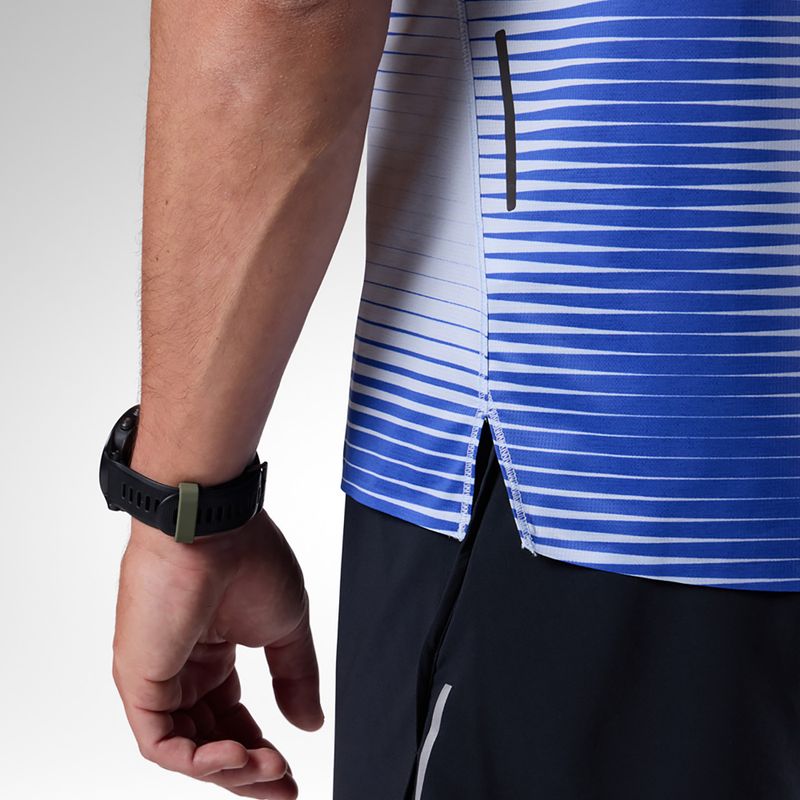 Мъжка тениска за бягане Rossignol Sapa Ultra Tee dazzle blue line fogg 7