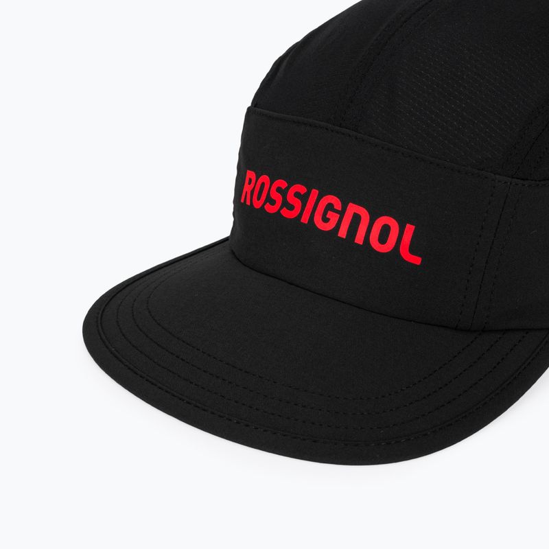 Шапка с козирка Rossignol Active 5 Panel black/red 3