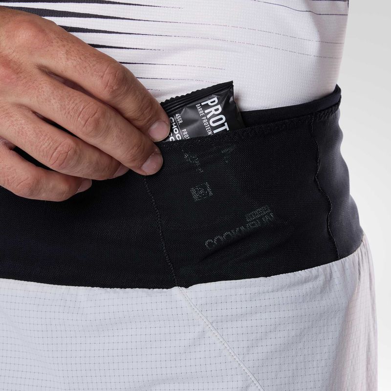 Шорти за бягане Rossignol Sapa 2IN1 7“ light grey 6