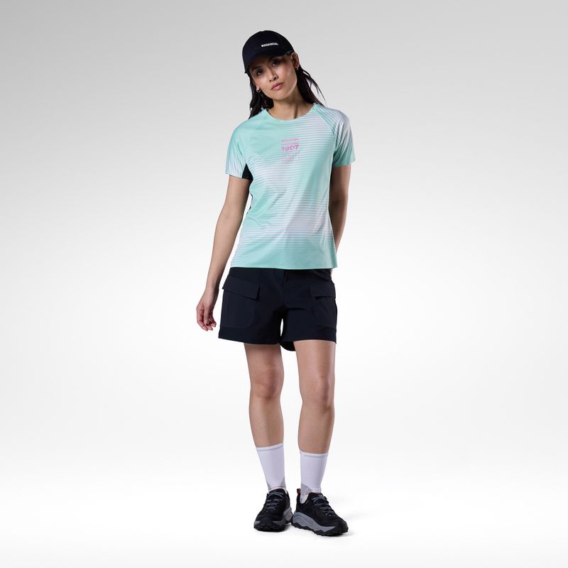 Дамска тениска за бягане Rossignol Sapa Ultra Tee white line fogg 3