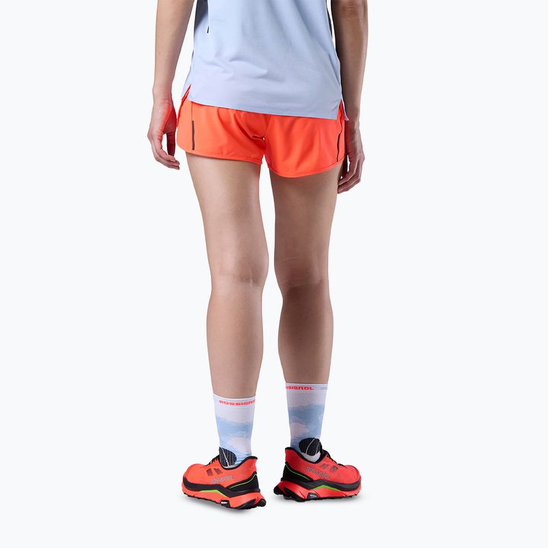 Дамски шорти за бягане Rossignol Sapa neon red 3