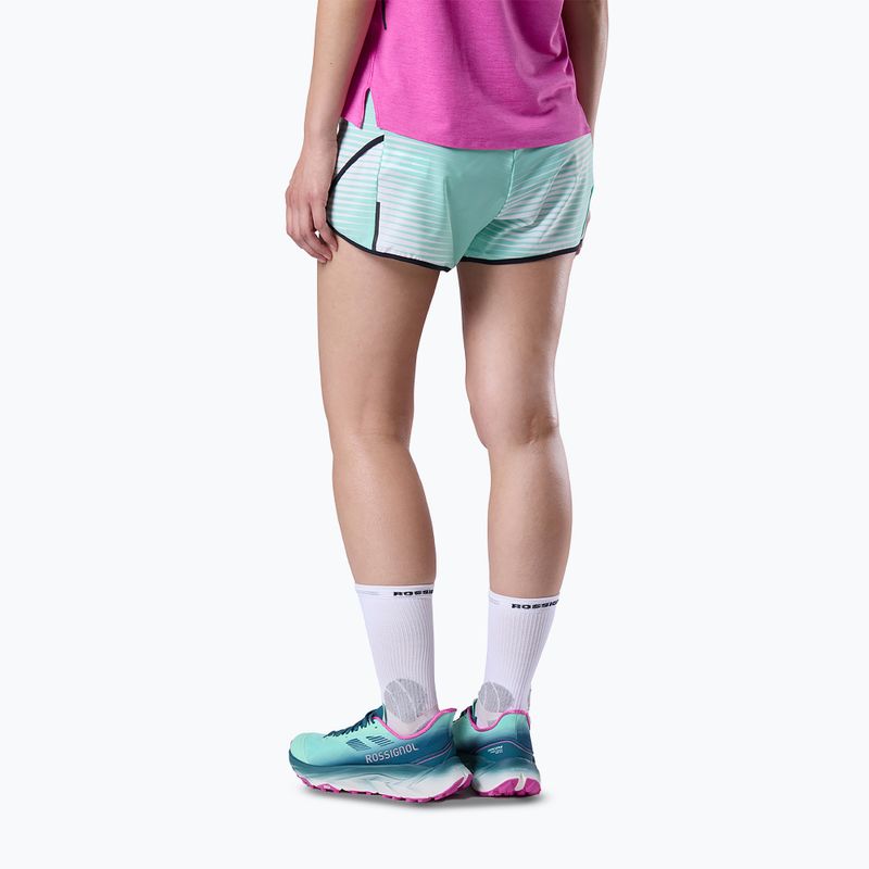 Дамски шорти за бягане Rossignol Sapa white line fogg 3