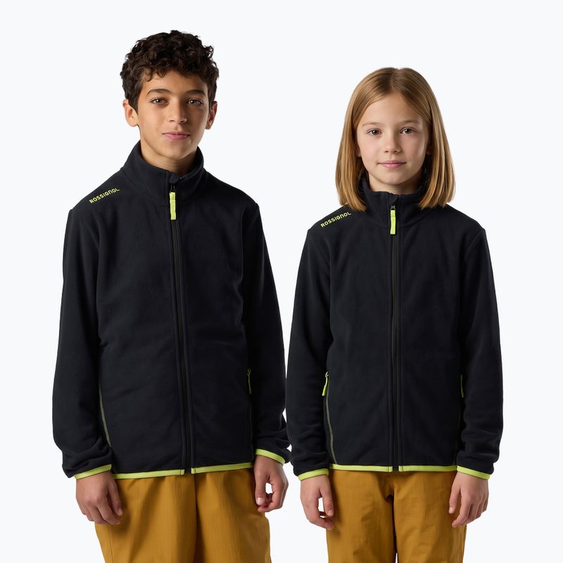 Детски поларен суитшърт Rossignol Polar Fleece black