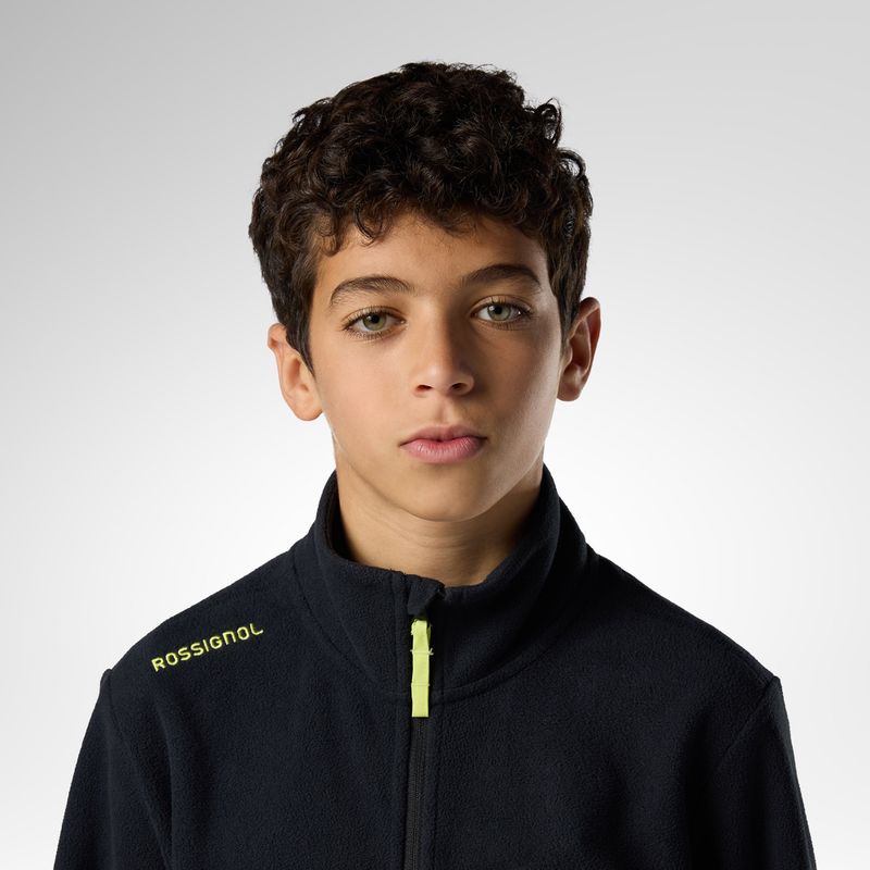 Детски поларен суитшърт Rossignol Polar Fleece black 6
