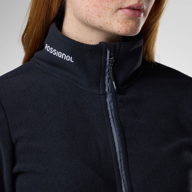 Дамски скиорски поларен сутшърт Rossignol Polar Fleece black 5
