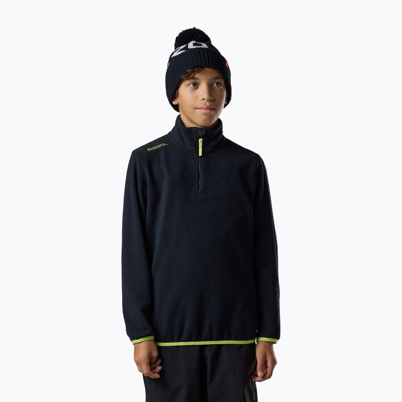 Детски поларен суитшърт Rossignol Quarter Zip Polar Fleece black 2