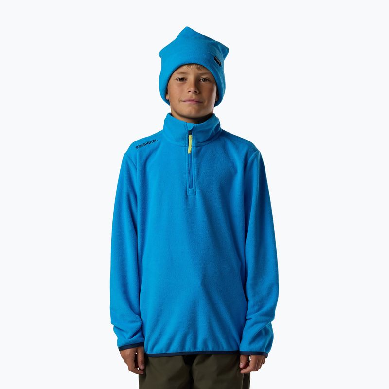 Детски поларен суитшърт Rossignol Quarter Zip Polar Fleece blazing blue 2