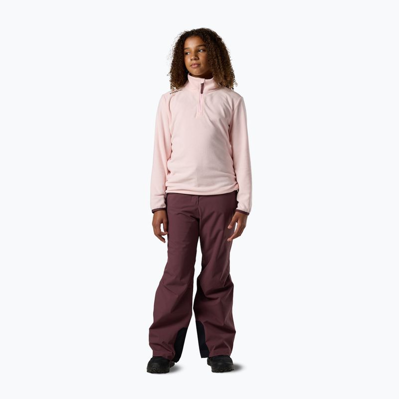 Детски поларен суитшърт Rossignol Quarter Zip Polar Fleece pale lilac 3