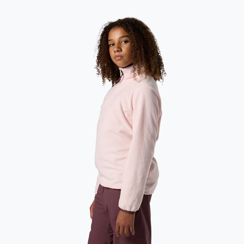Детски поларен суитшърт Rossignol Quarter Zip Polar Fleece pale lilac 5