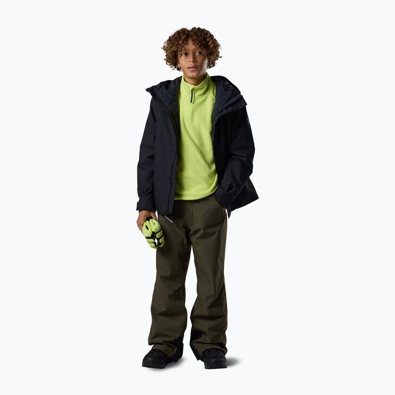 Детски поларен суитшърт Rossignol Quarter Zip Polar Fleece wild lime 3