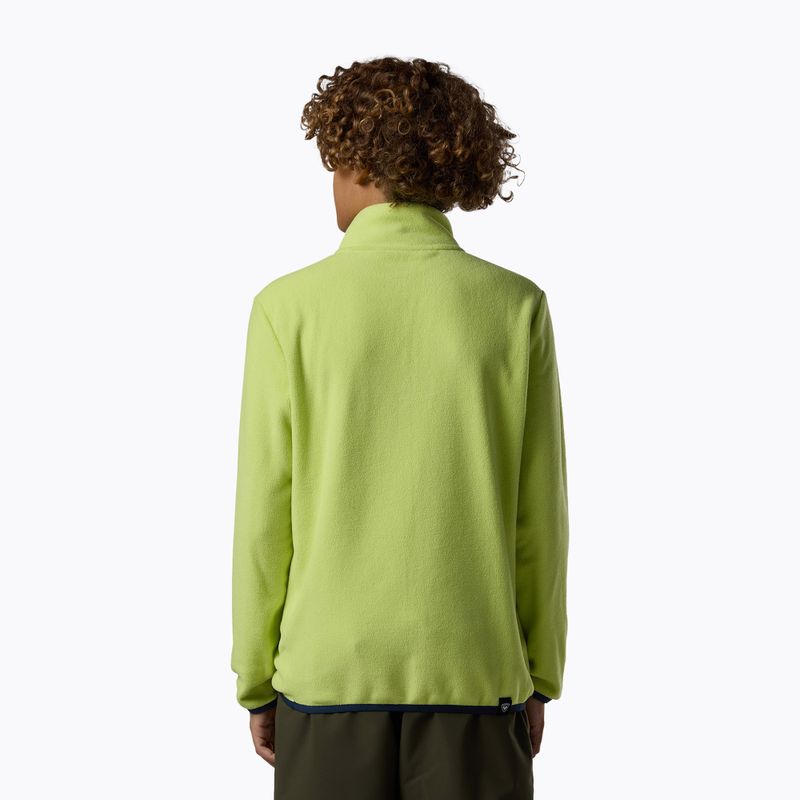 Детски поларен суитшърт Rossignol Quarter Zip Polar Fleece wild lime 4