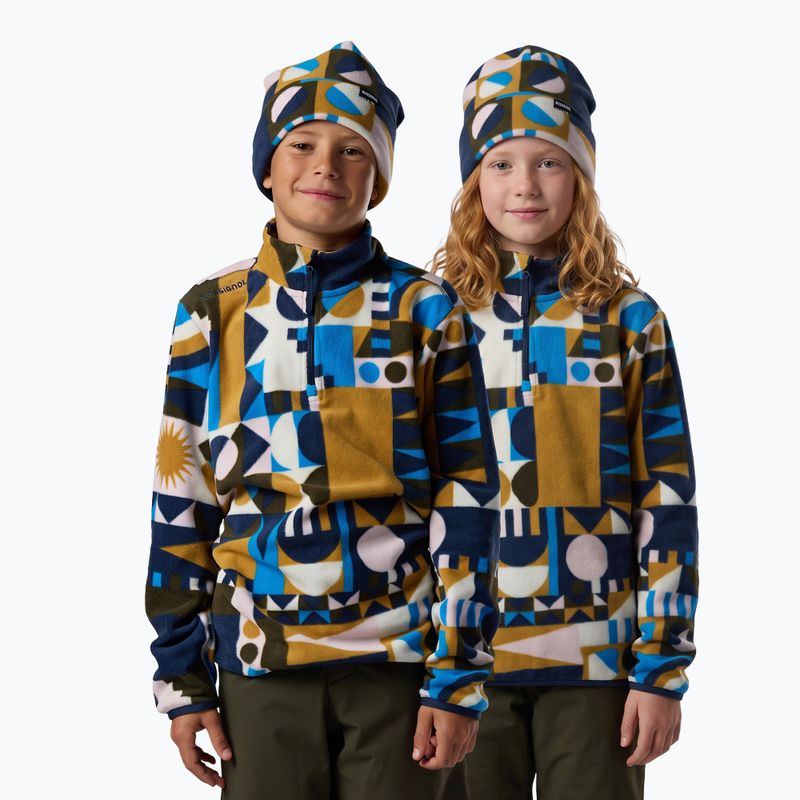 Детски поларен суитшърт Rossignol Quarter Zip Polar Fleece jr potpourri dazzle blue