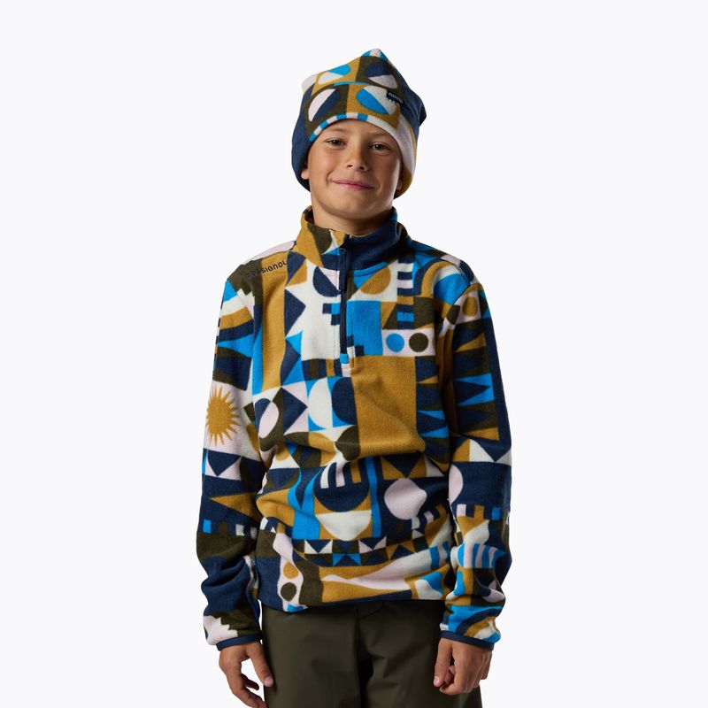 Детски поларен суитшърт Rossignol Quarter Zip Polar Fleece jr potpourri dazzle blue 2