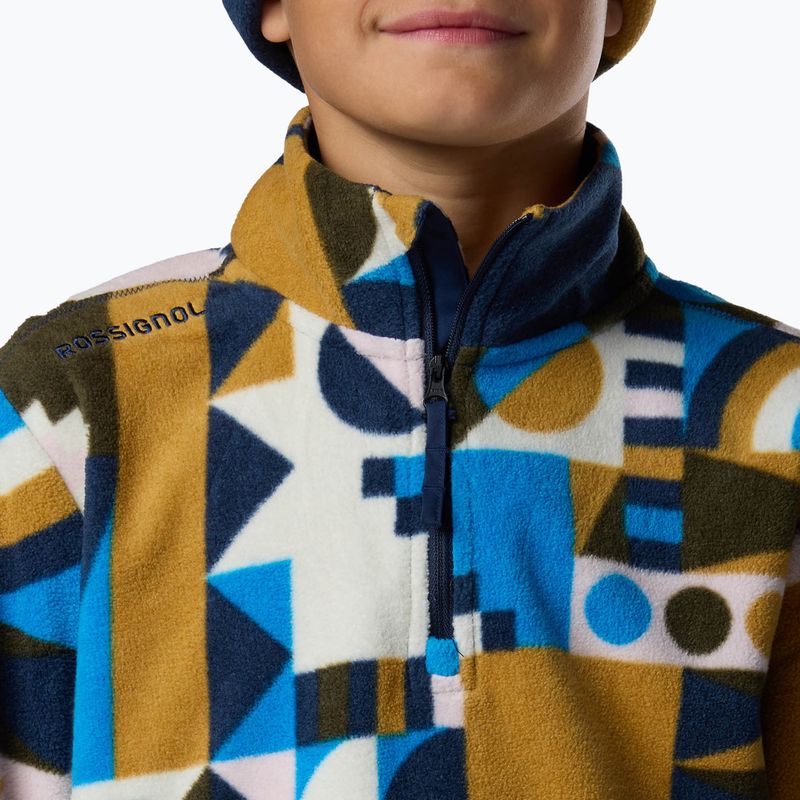 Детски поларен суитшърт Rossignol Quarter Zip Polar Fleece jr potpourri dazzle blue 6