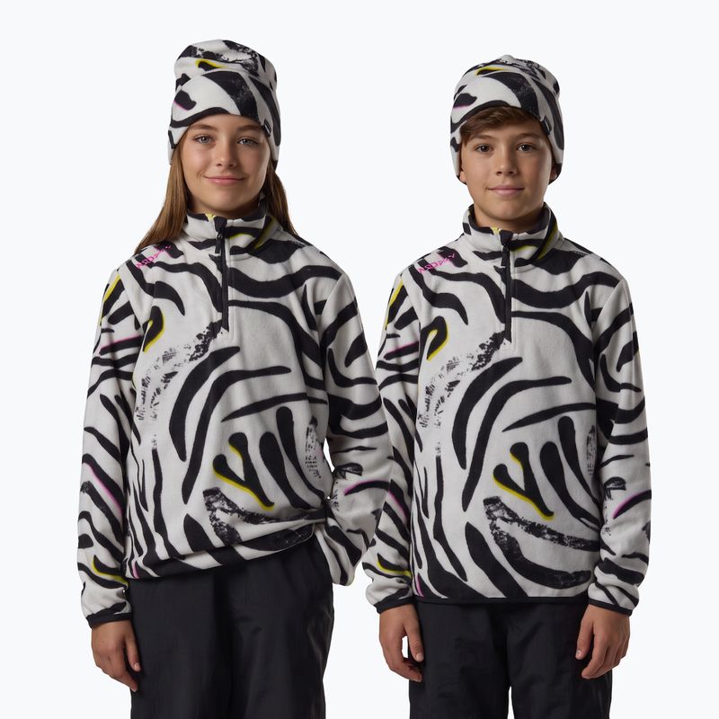 Детски поларен суитшърт Rossignol Quarter Zip Polar Fleece savage black