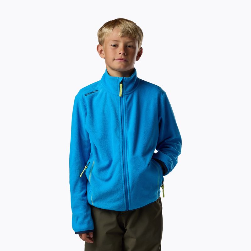 Детски поларен суитшърт Rossignol Polar Fleece blazing blue