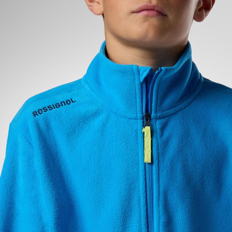 Детски поларен суитшърт Rossignol Polar Fleece blazing blue 5