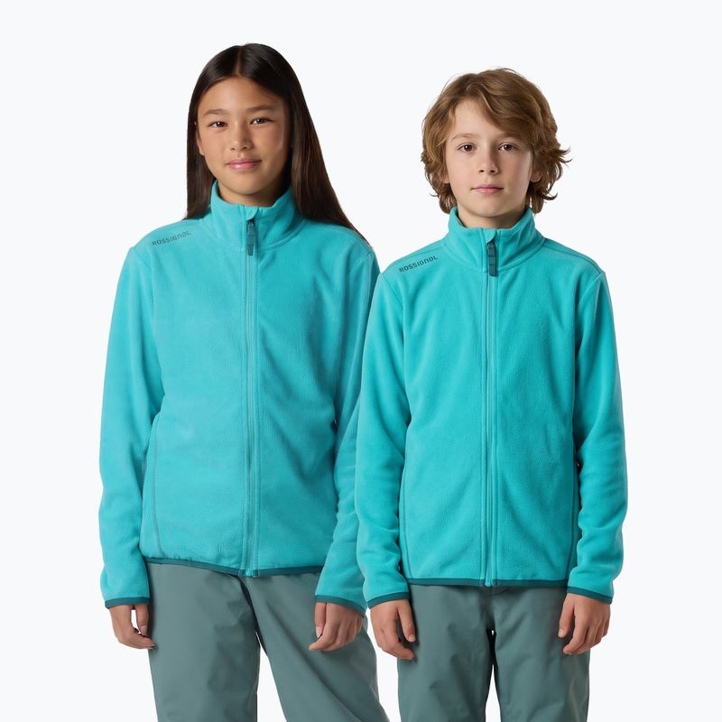 Детски поларен суитшърт Rossignol Polar Fleece baltic