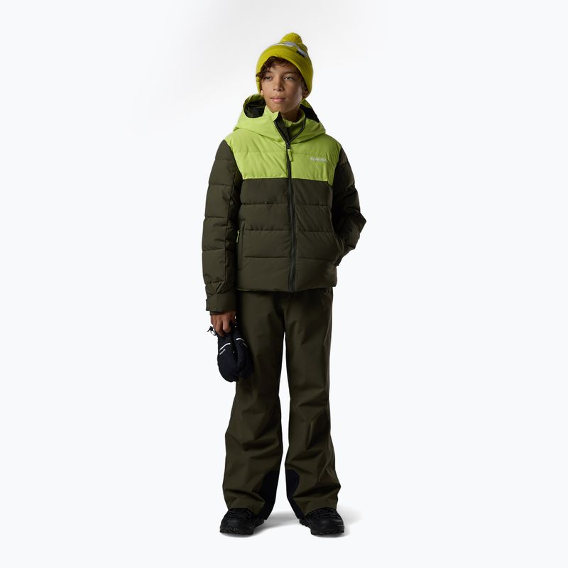 Детско скиорско яке Rossignol Siz Quiled olive shadow 2
