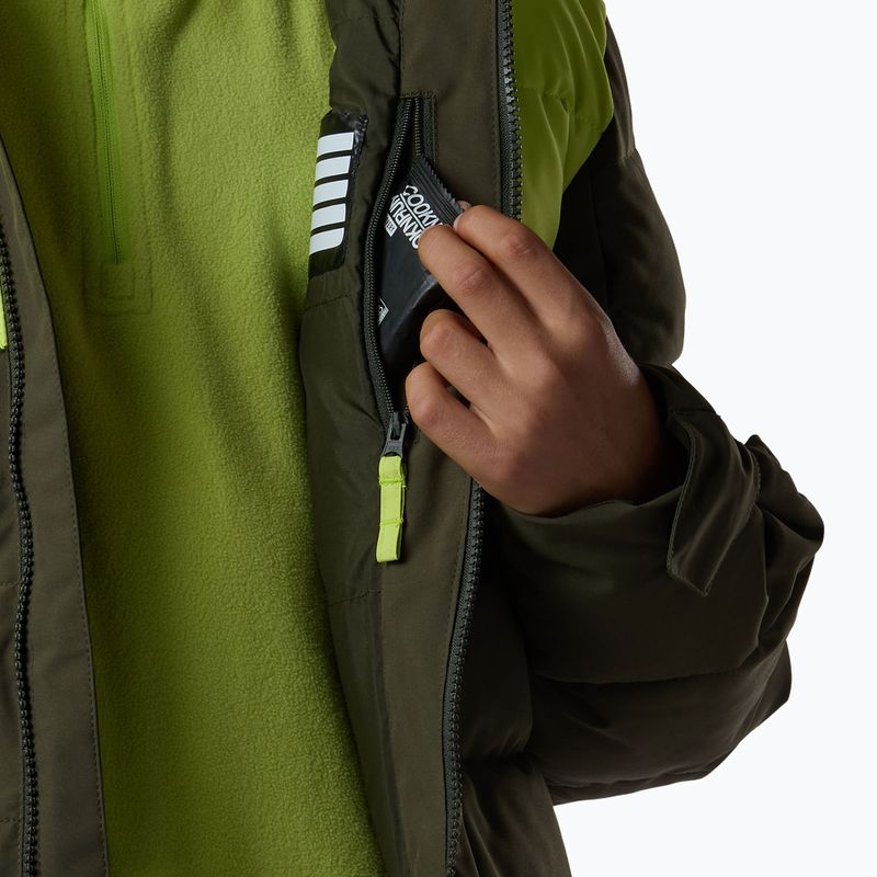 Детско скиорско яке Rossignol Siz Quiled olive shadow 8