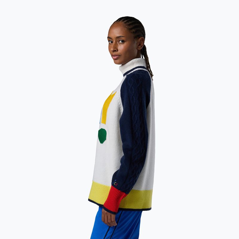 Дамски пуловер Rossignol JCC Graphic Turtle Neck white 4