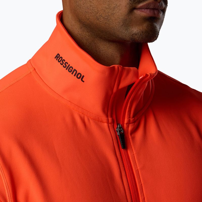 Мъжки суитшърт Rossignol Hero Stretch Fleece neon red 5
