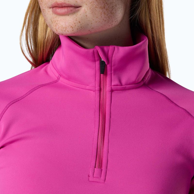 Дамски поларен суитшърт Rossignol Mid Layer Stretch Half Zip electric fuchsia 5