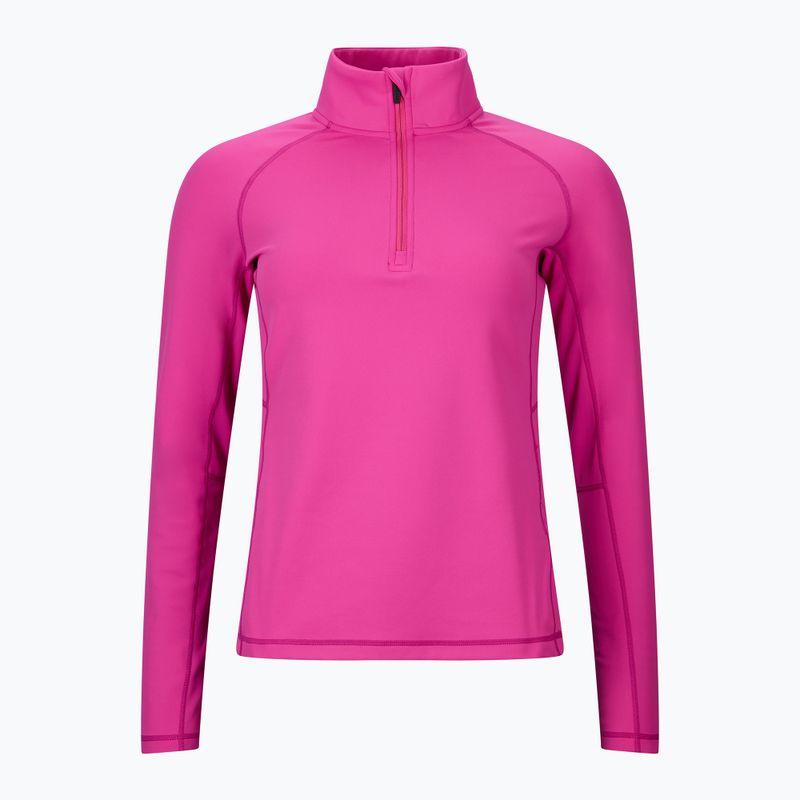 Дамски поларен суитшърт Rossignol Mid Layer Stretch Half Zip electric fuchsia 6
