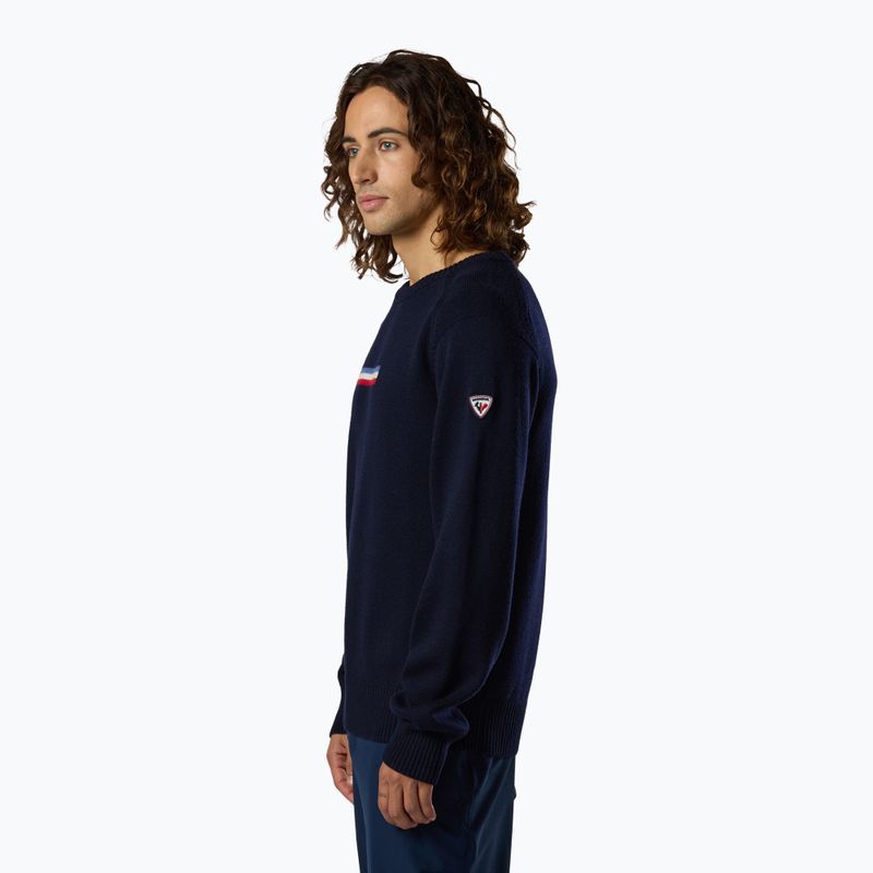 Мъжки пуловер Rossignol Odysseus Crew Merino dark navy 4