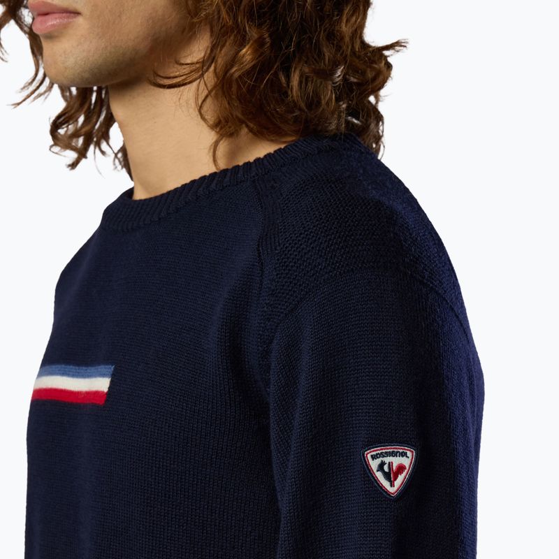 Мъжки пуловер Rossignol Odysseus Crew Merino dark navy 6
