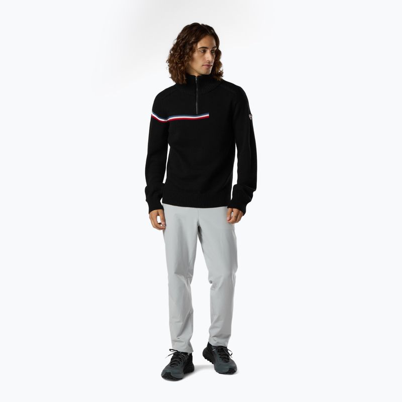 Мъжки пуловер Rossignol Odysseus Half Zip Merino black 2