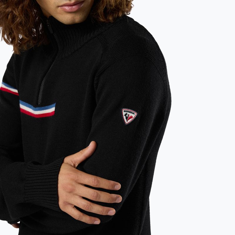 Мъжки пуловер Rossignol Odysseus Half Zip Merino black 5