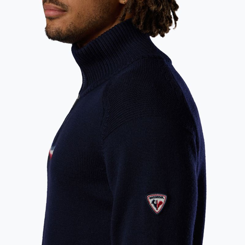 Мъжки пуловер Rossignol Odysseus Half Zip Merino dark navy 6