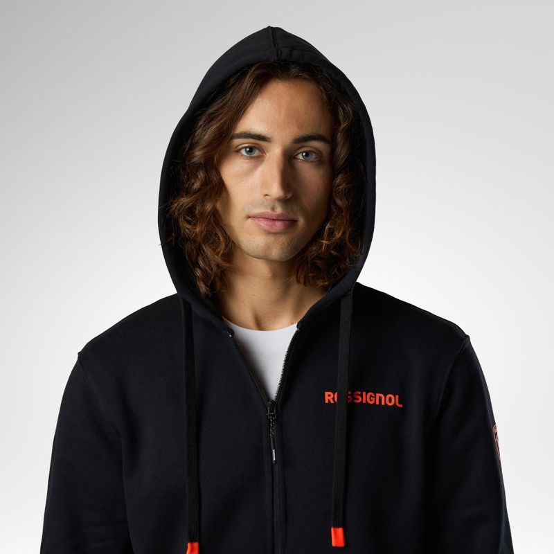 Мъжки суитшърт Rossignol Hero Full Zip Hoodie black 5