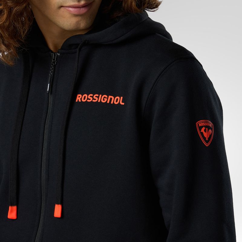 Мъжки суитшърт Rossignol Hero Full Zip Hoodie black 6