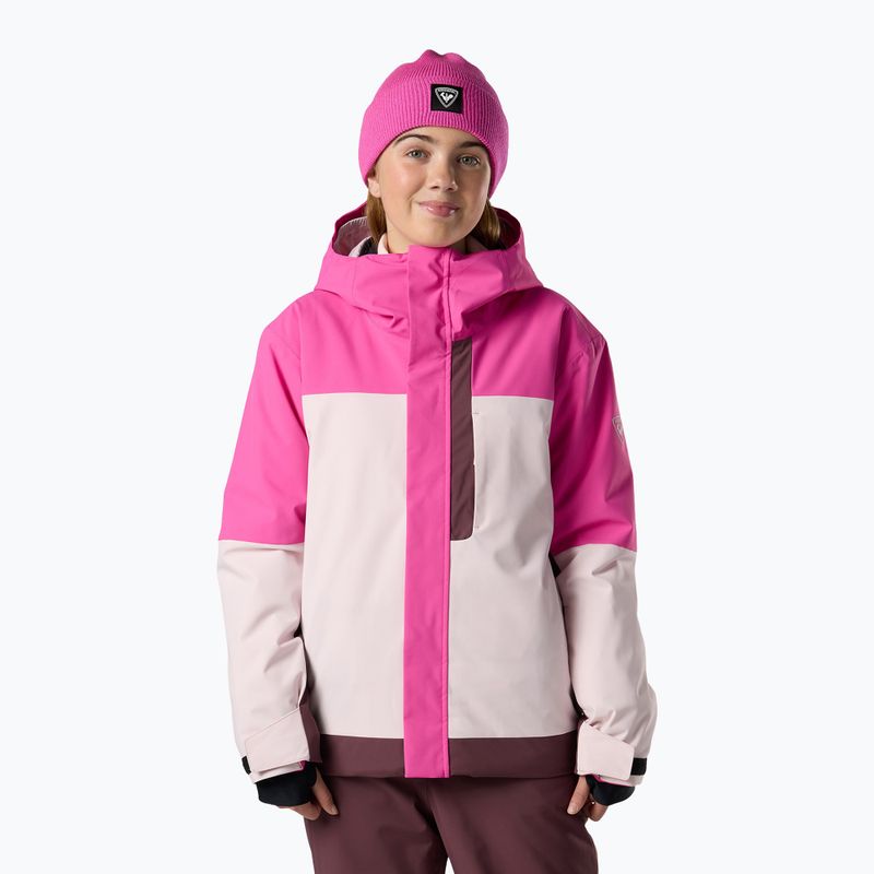 Детско скиорско яке Rossignol Wispile Insulated electric fuchsia 2