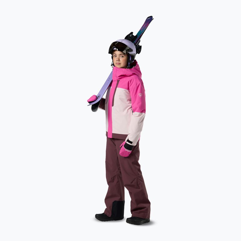 Детско скиорско яке Rossignol Wispile Insulated electric fuchsia 3