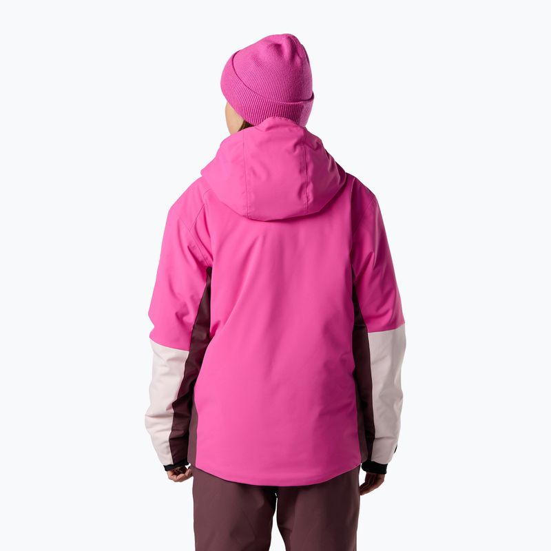 Детско скиорско яке Rossignol Wispile Insulated electric fuchsia 4