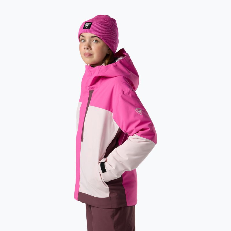 Детско скиорско яке Rossignol Wispile Insulated electric fuchsia 5