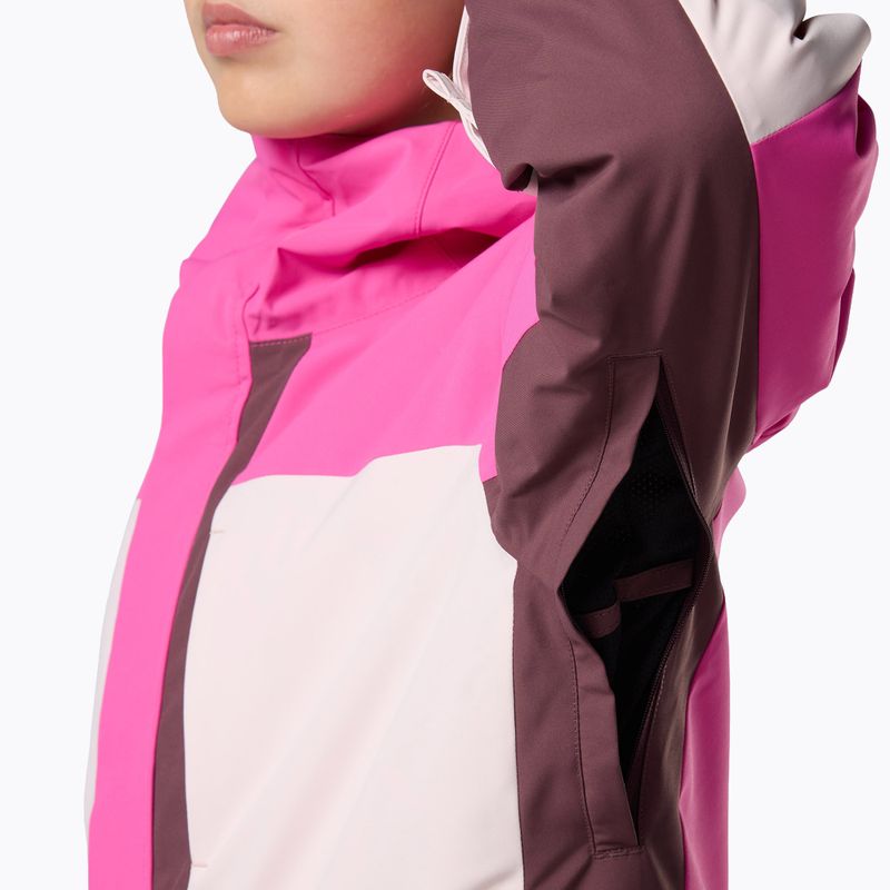Детско скиорско яке Rossignol Wispile Insulated electric fuchsia 10