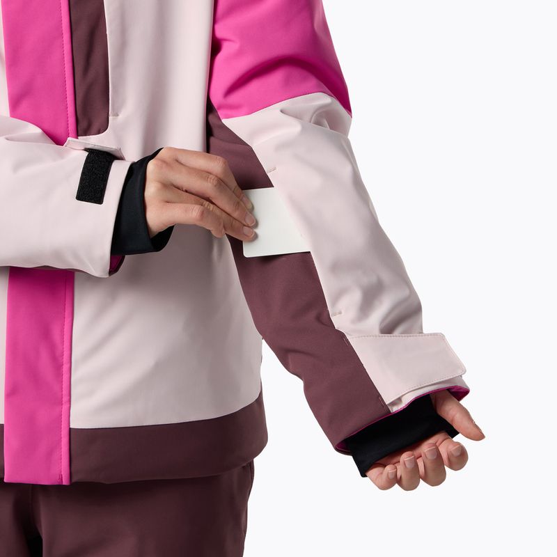 Детско скиорско яке Rossignol Wispile Insulated electric fuchsia 12