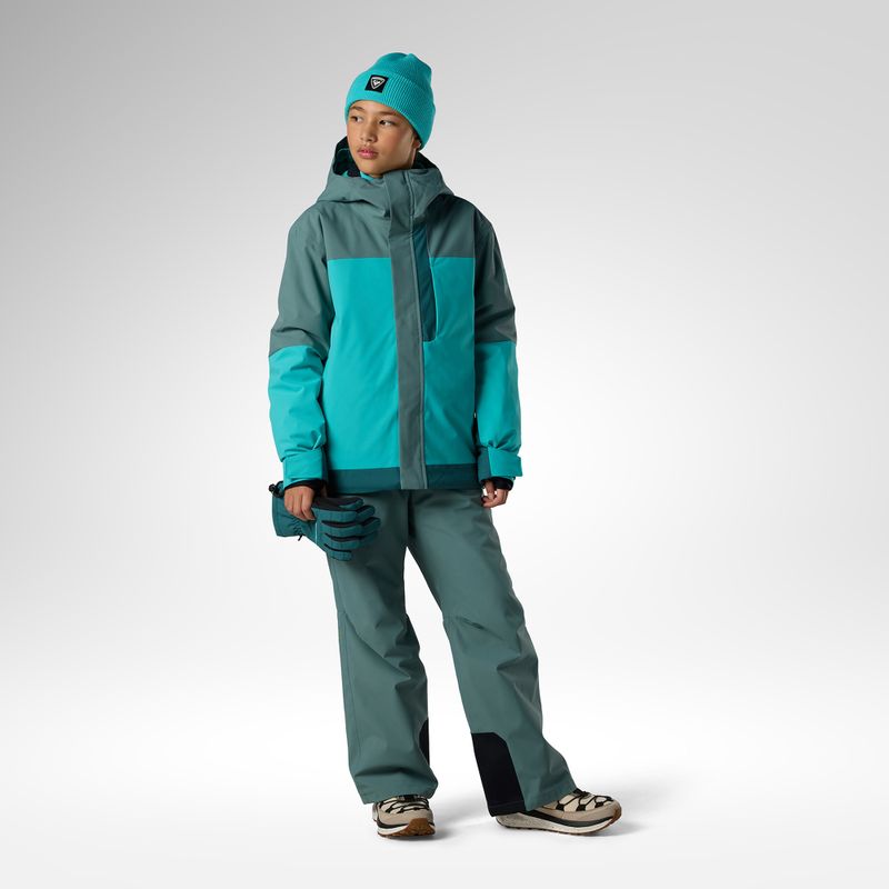 Детско скиорско яке Rossignol Wispile Insulated north atlantic 2
