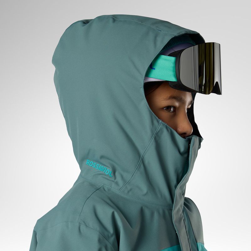 Детско скиорско яке Rossignol Wispile Insulated north atlantic 6