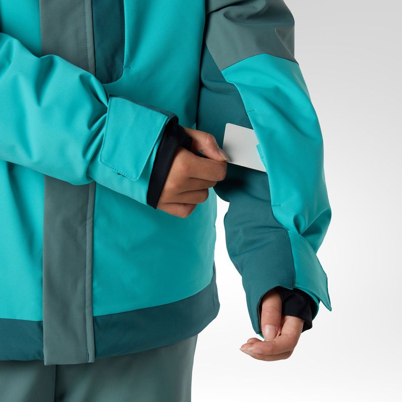 Детско скиорско яке Rossignol Wispile Insulated north atlantic 10